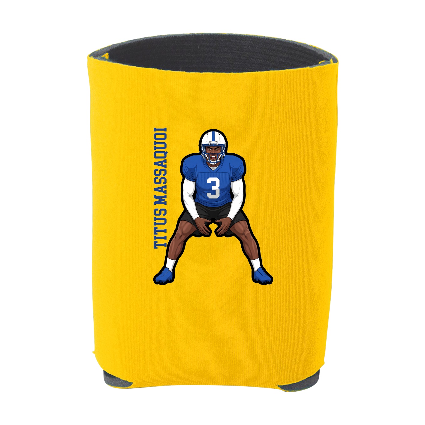 Can Holder — Name Vertical in Yellow