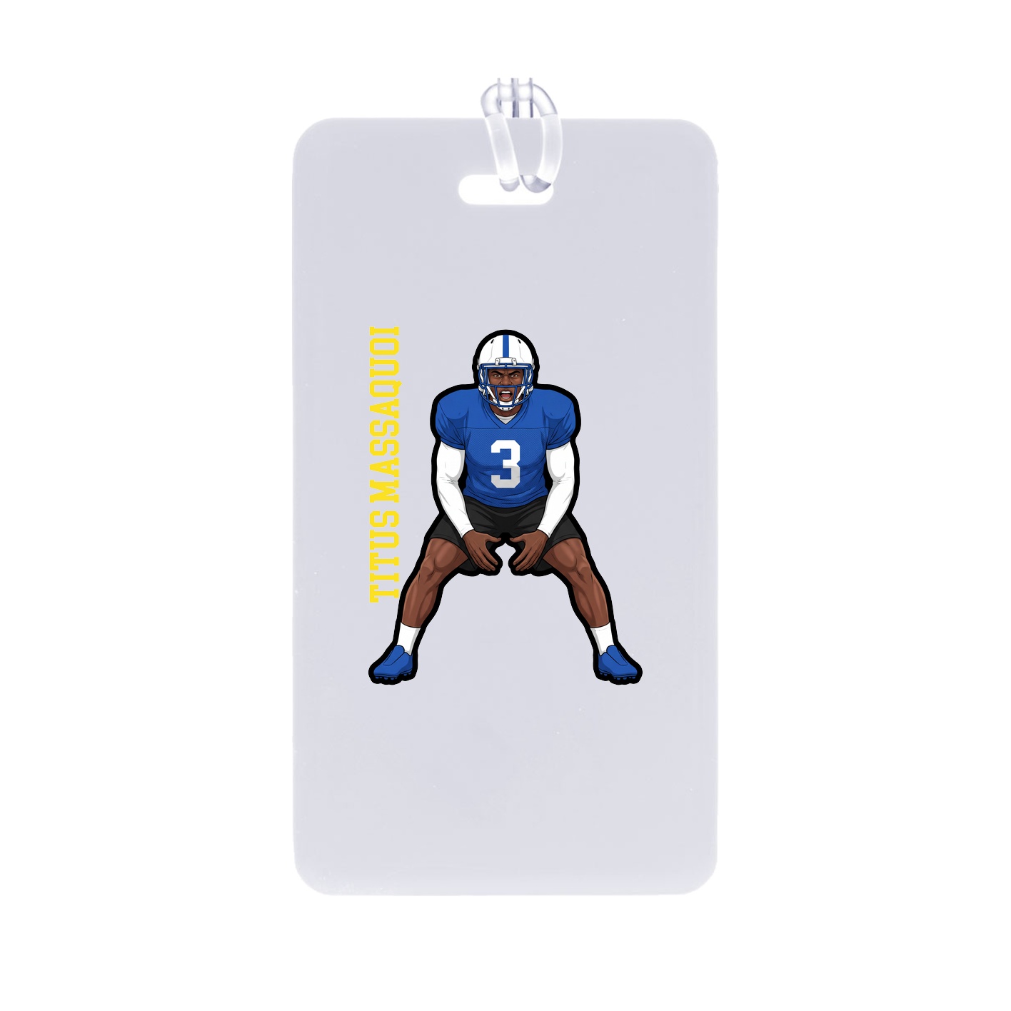 Bag Tag — Name Vertical in Classic