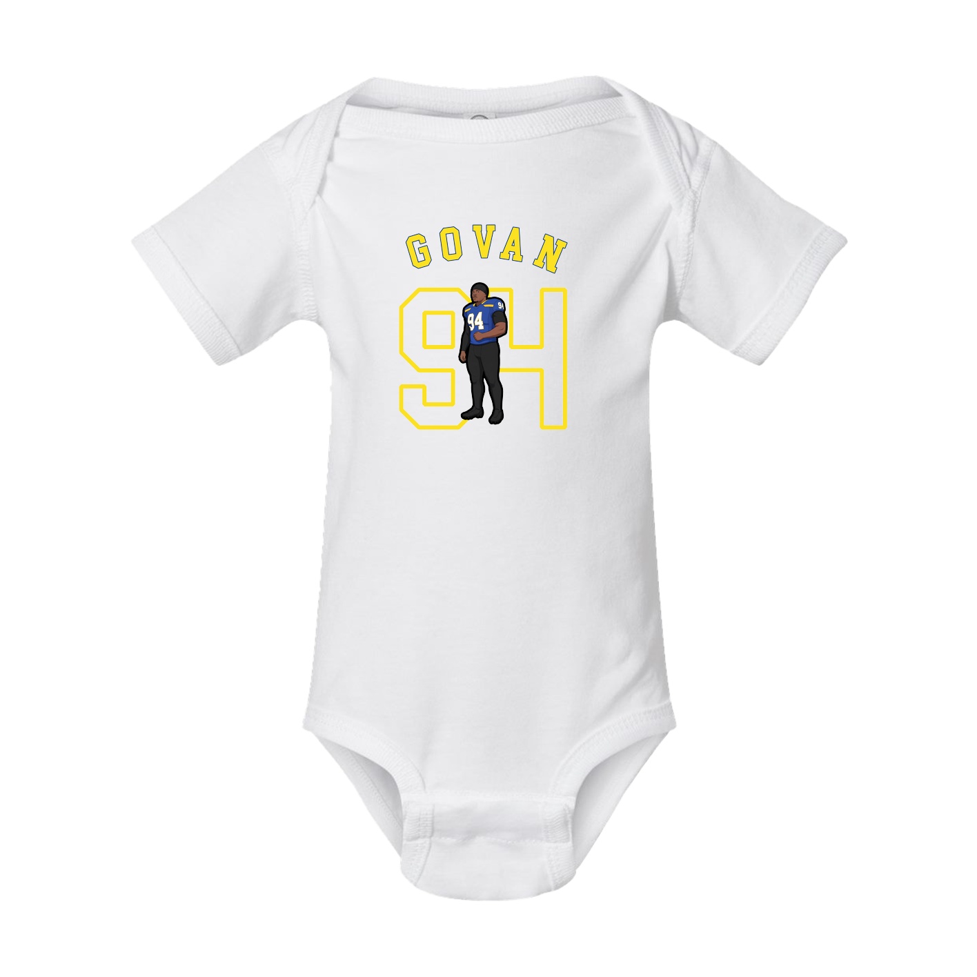 Baby Onesie — Shirsey Arch in White