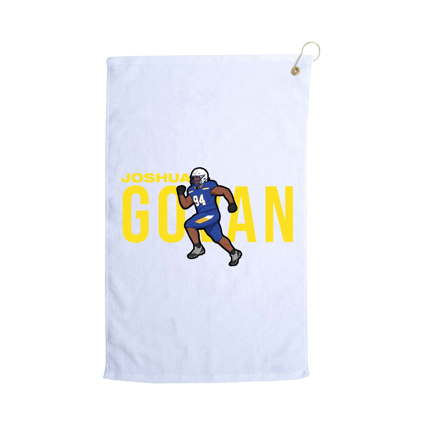 Golf Towel — Player Name in White