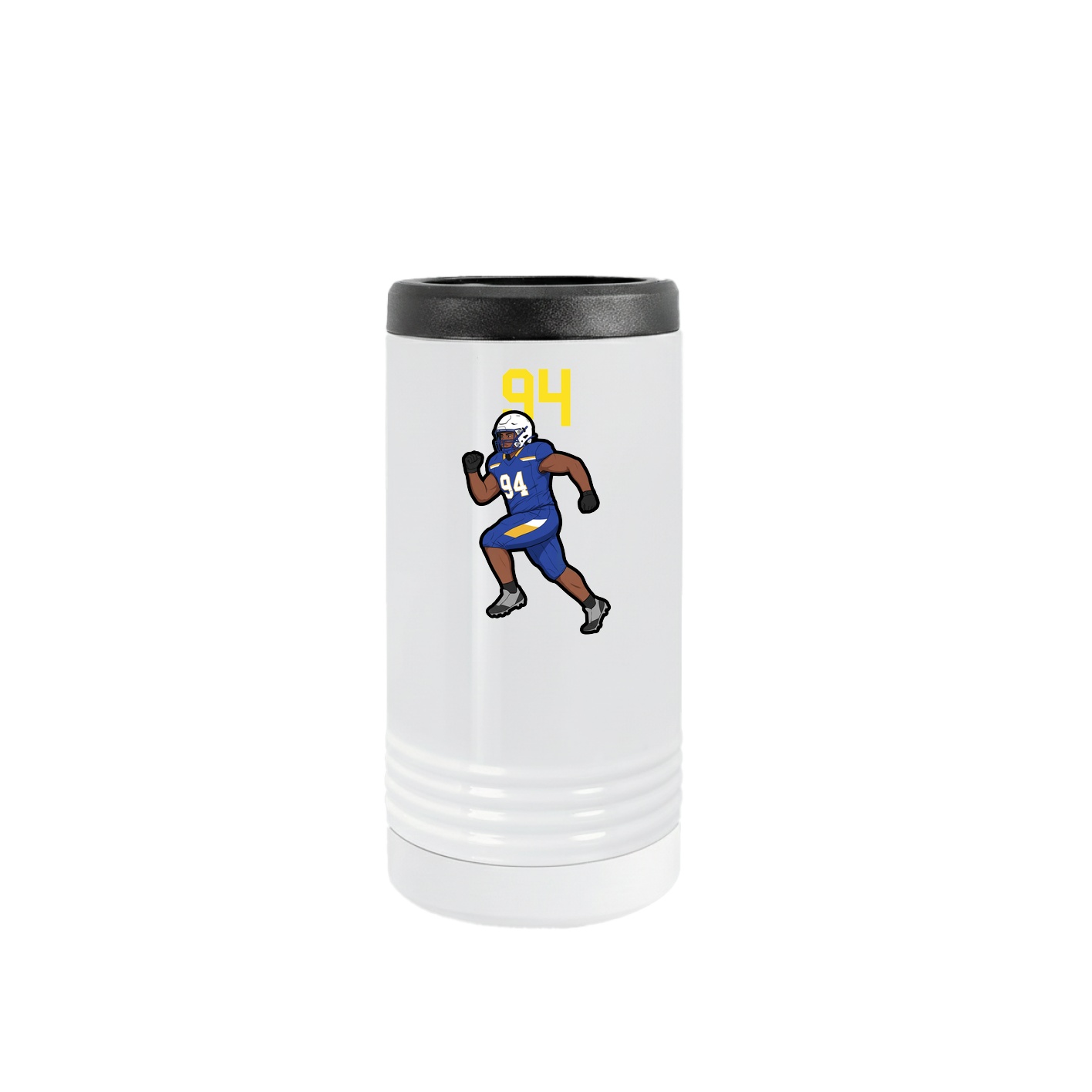 Slim Beverage Holder — Number Top in White