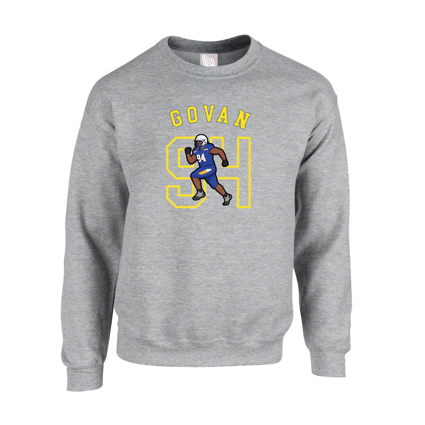 Fleece Crew — Shirsey Arch in Grey