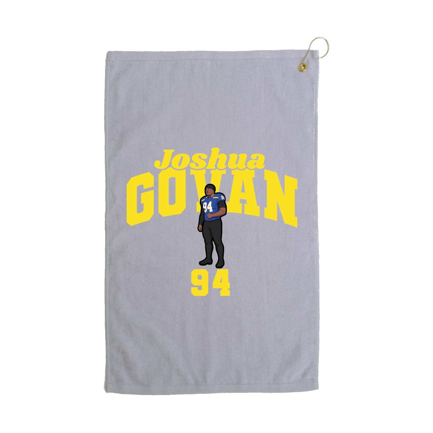 Golf Towel — Signature Arch in Grey