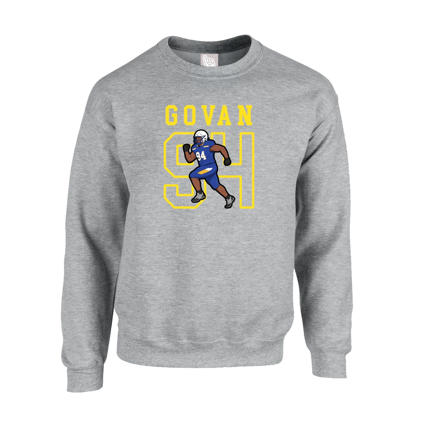 Fleece Crew — Shirsey in Grey