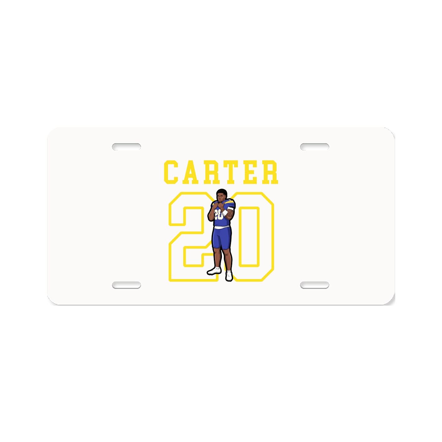 License Plate — Shirsey in Classic