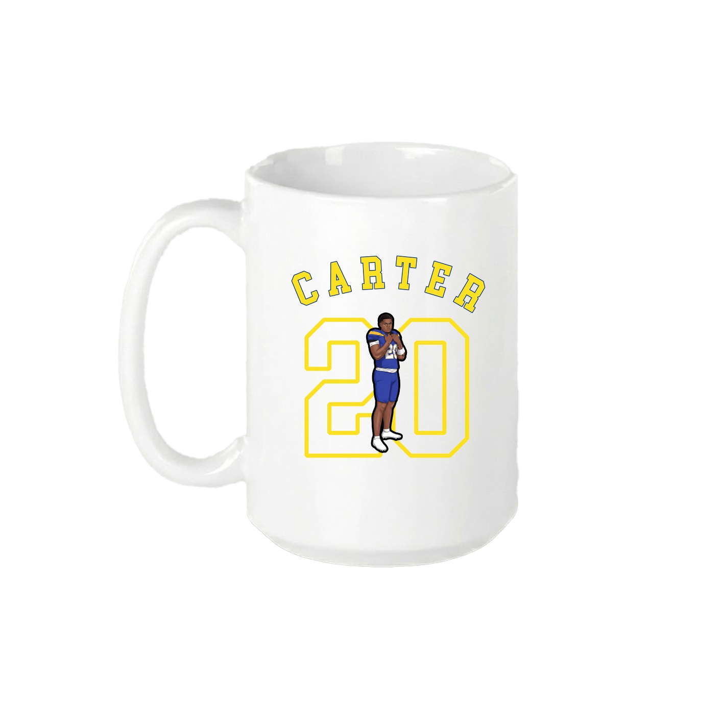 15oz Coffee Mug — Shirsey Arch in White