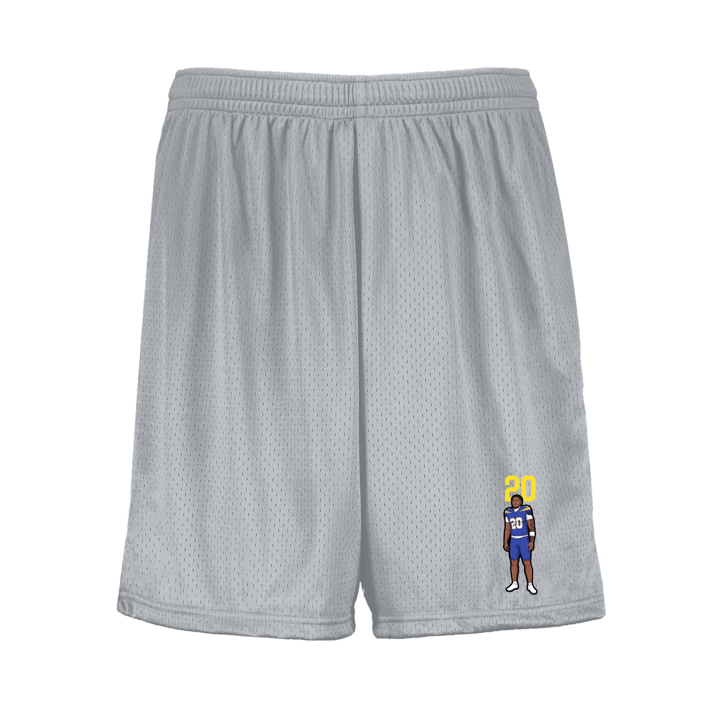 Shorts — Number Top in Silver