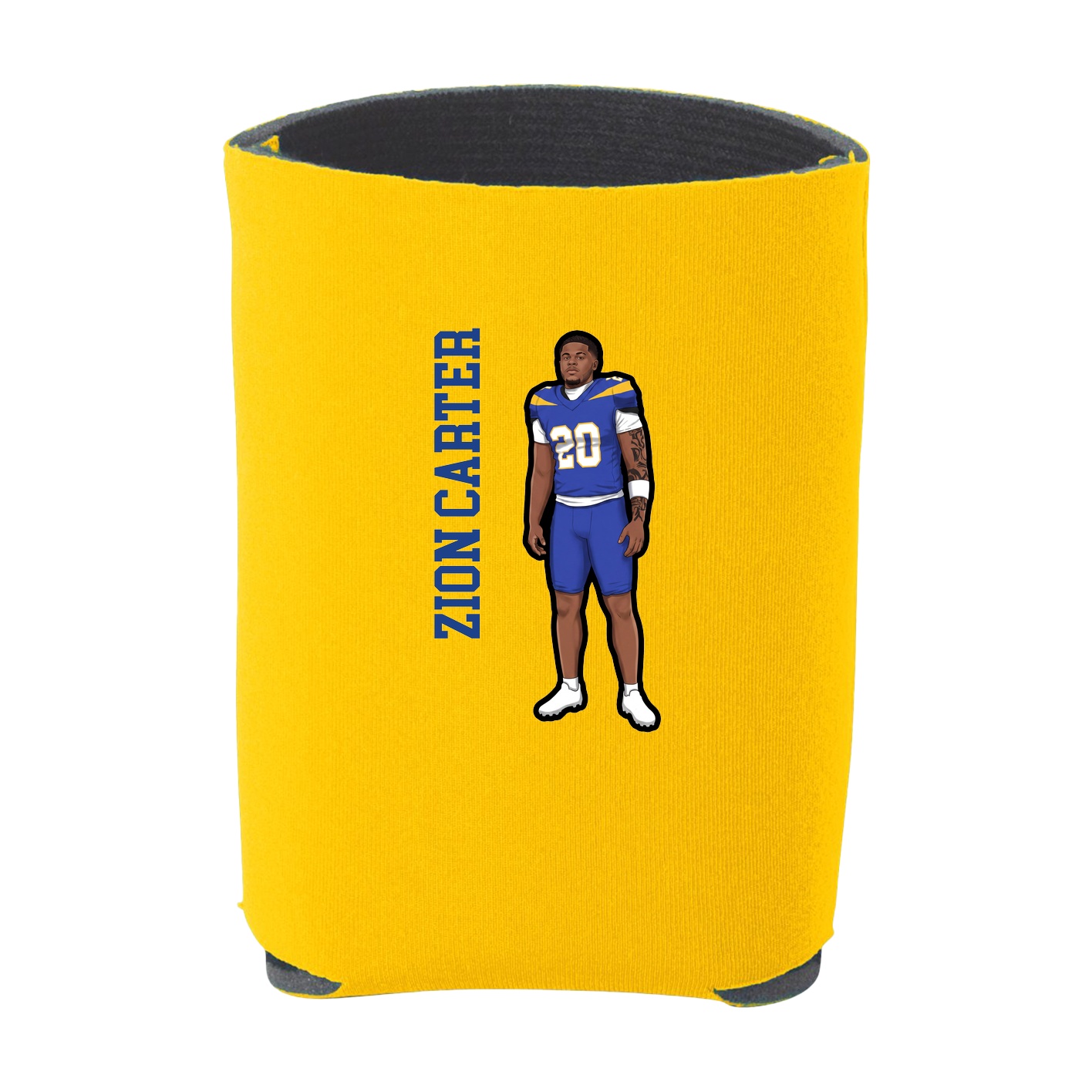 Can Holder — Name Vertical in Yellow