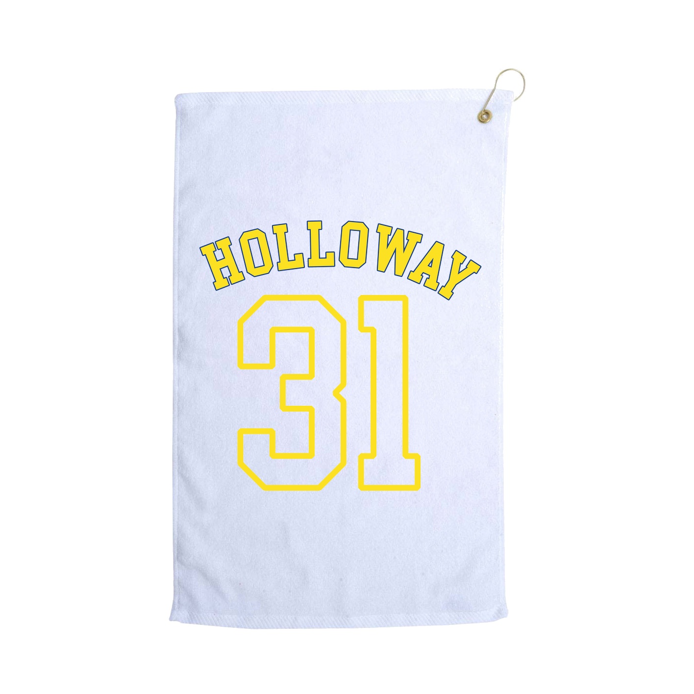 Golf Towel — Shirsey Arch in White
