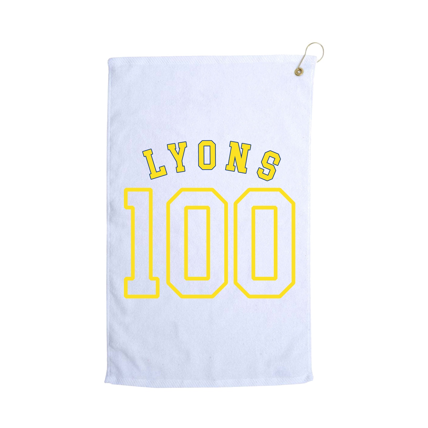 Golf Towel — Shirsey Arch in White