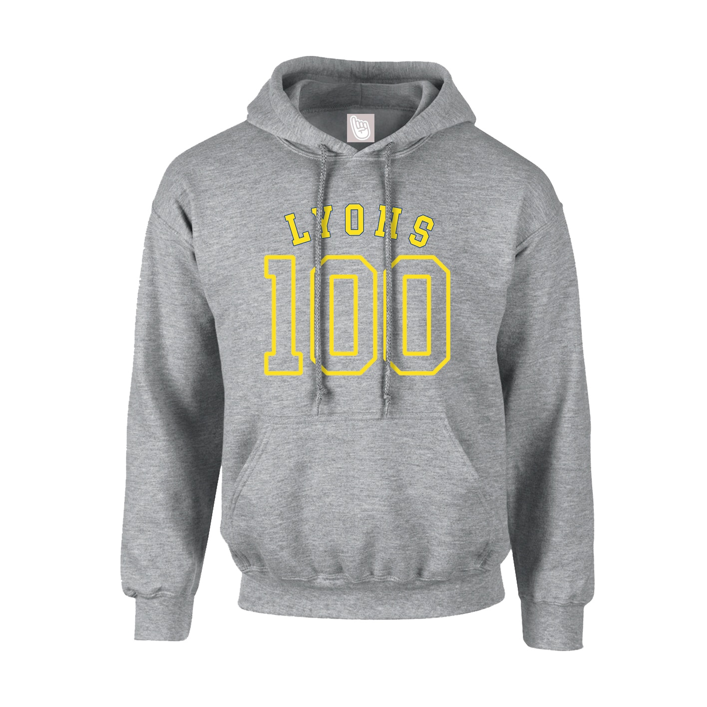Youth Hoodie — Shirsey Arch in Grey