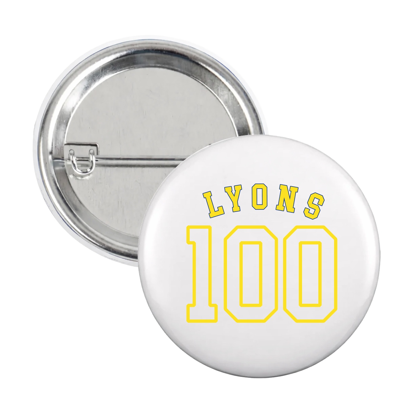 Game Day Button — Shirsey Arch in White