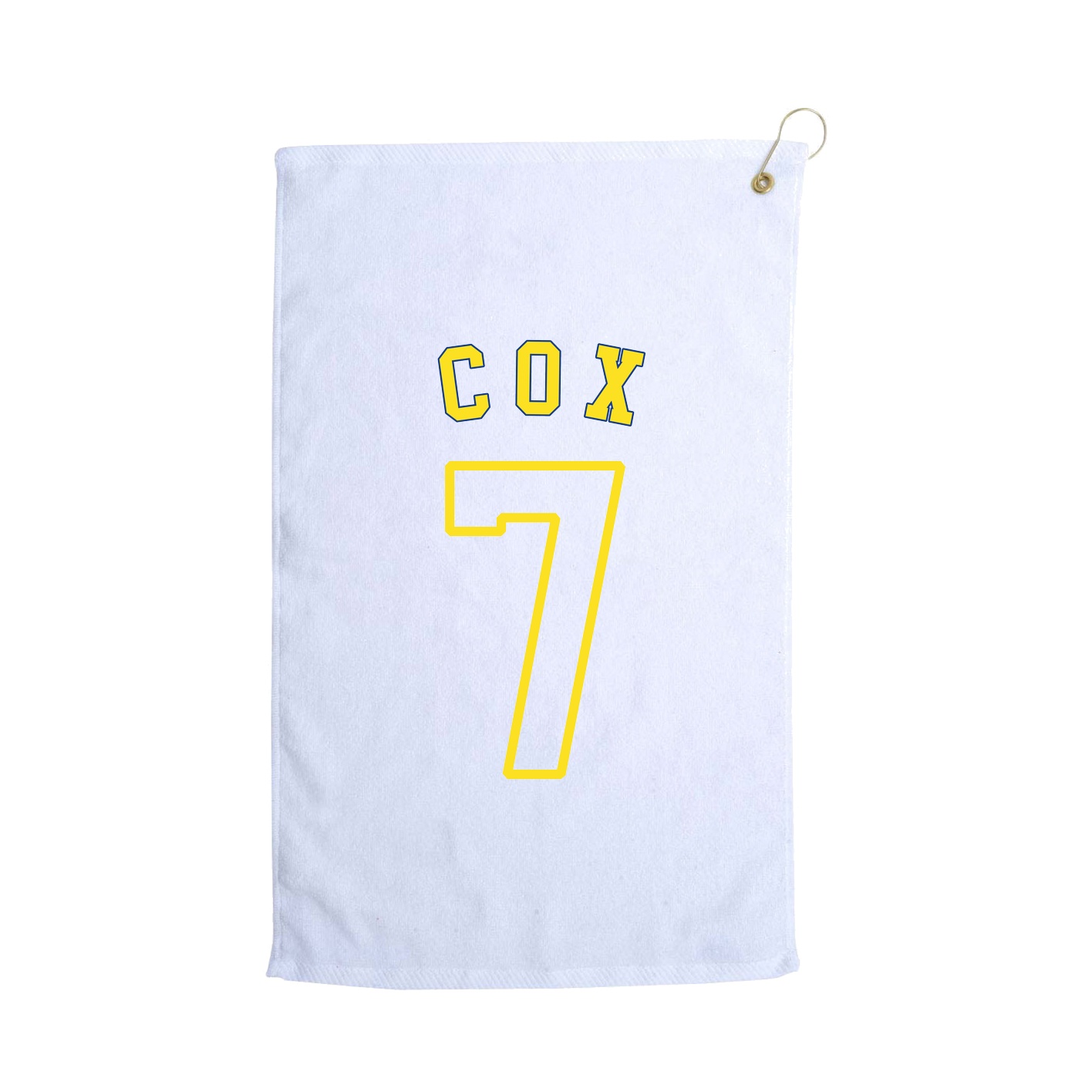 Golf Towel — Shirsey Arch in White