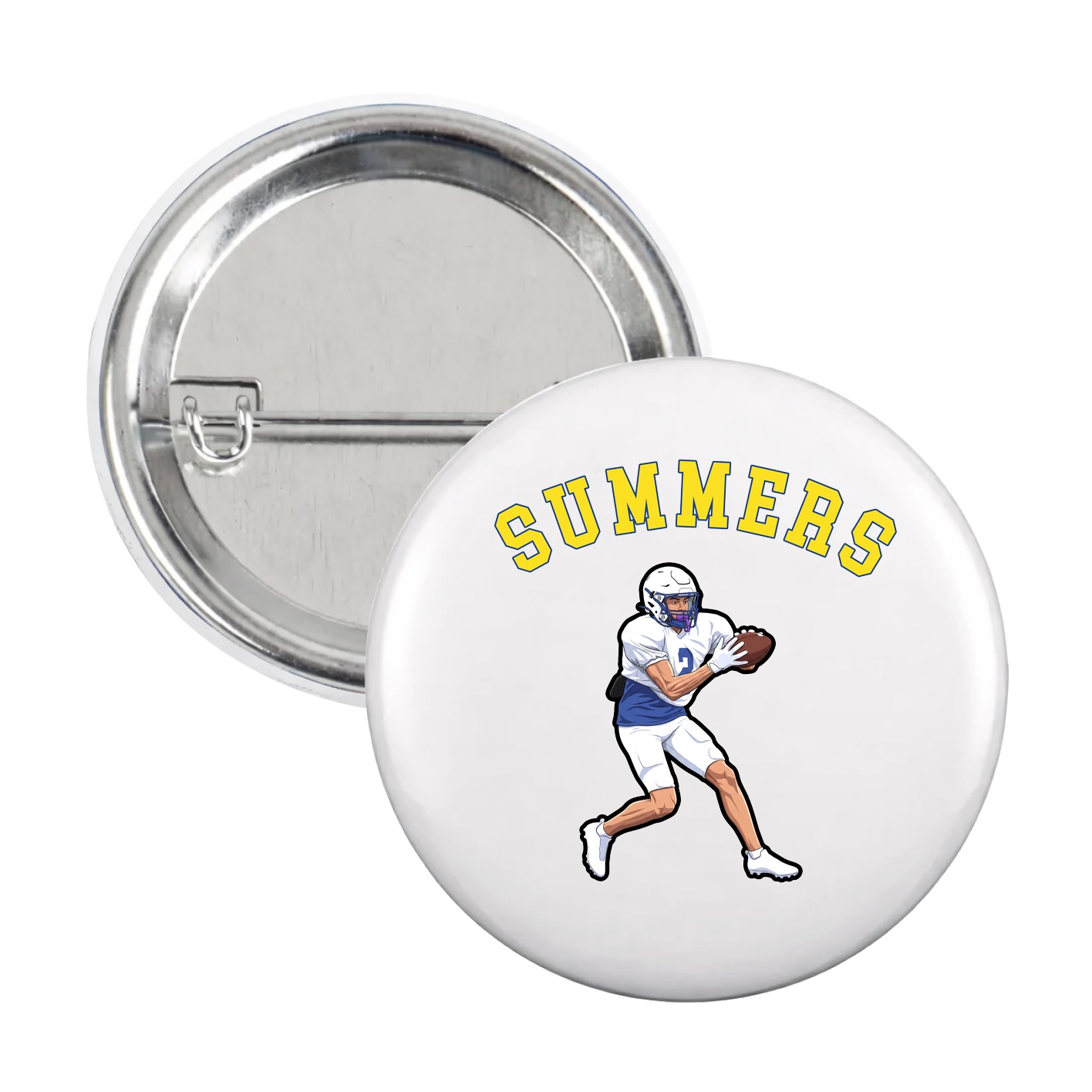 Game Day Button — Shirsey Arch in White