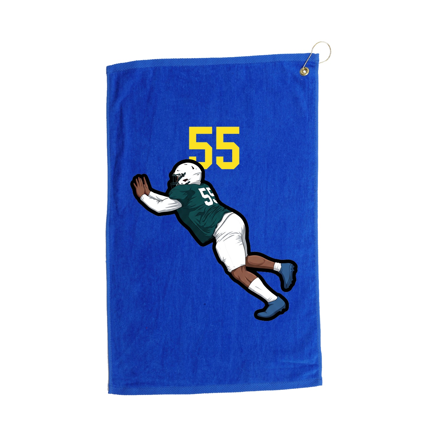 Golf Towel — Number Top in Royal
