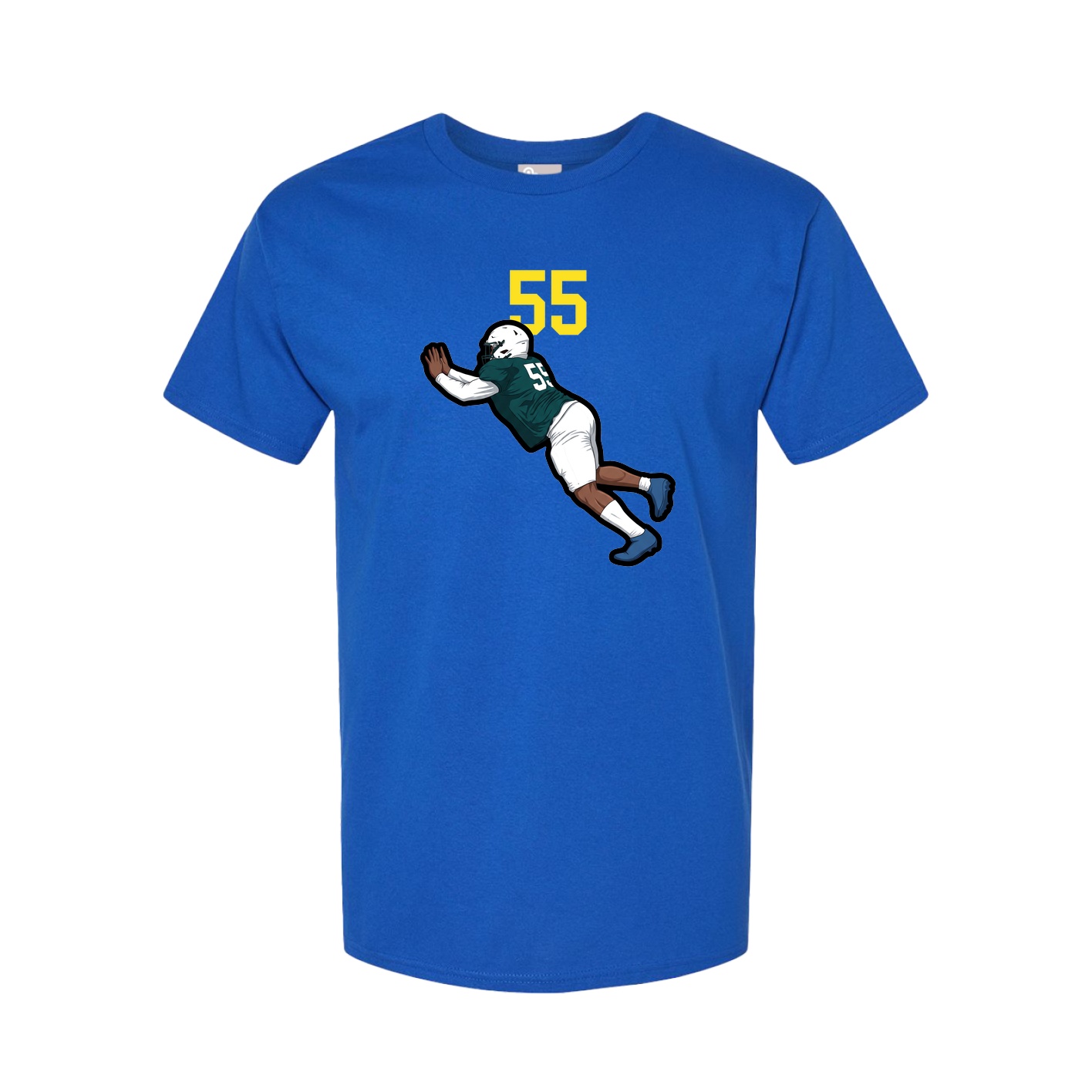 Youth Tee — Number Top in Royal