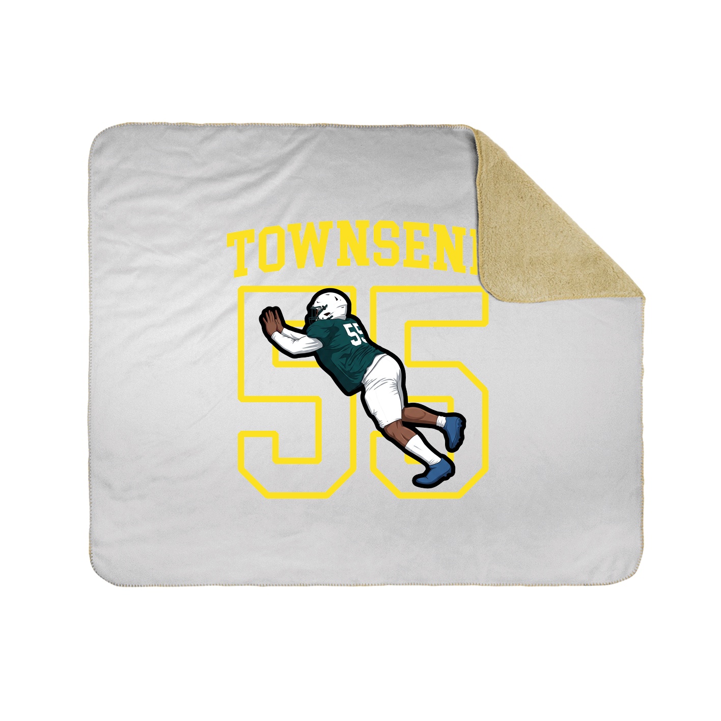 Throw Blanket — Shirsey in White