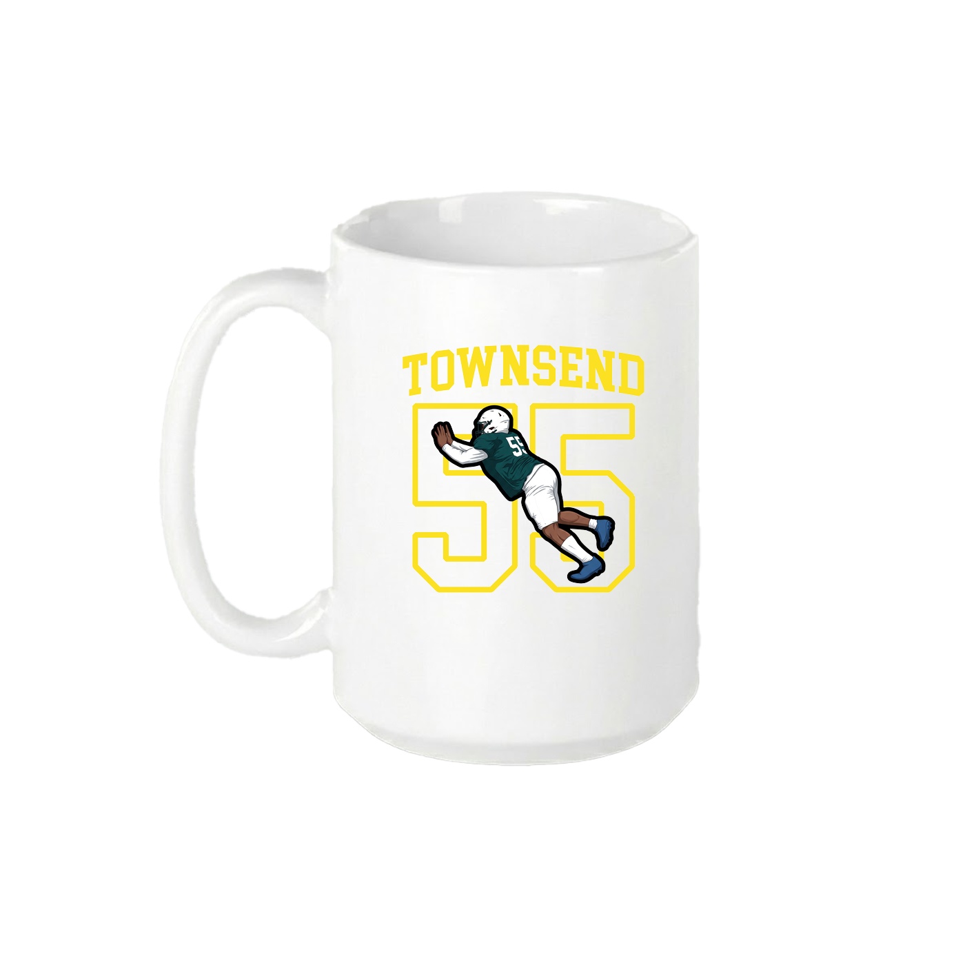 15oz Coffee Mug — Shirsey in White