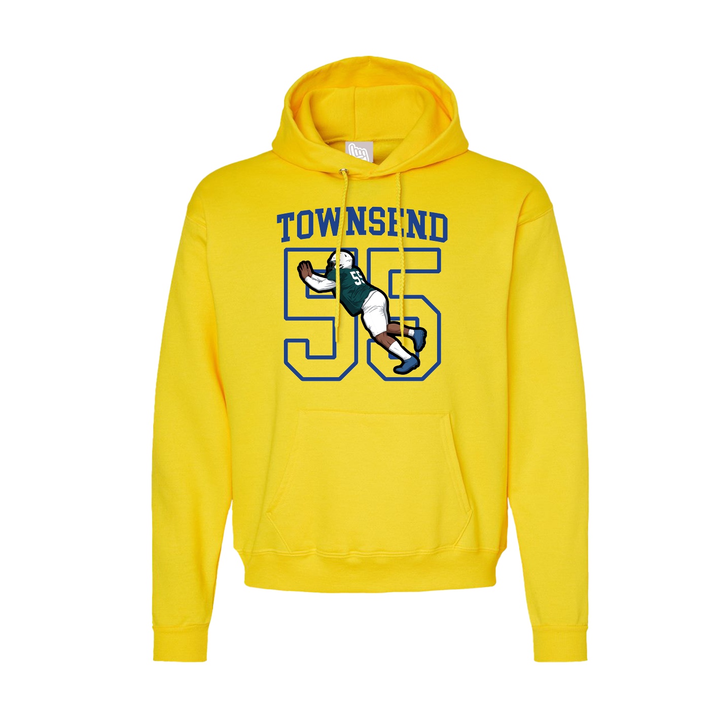 Hoodie — Shirsey in Yellow