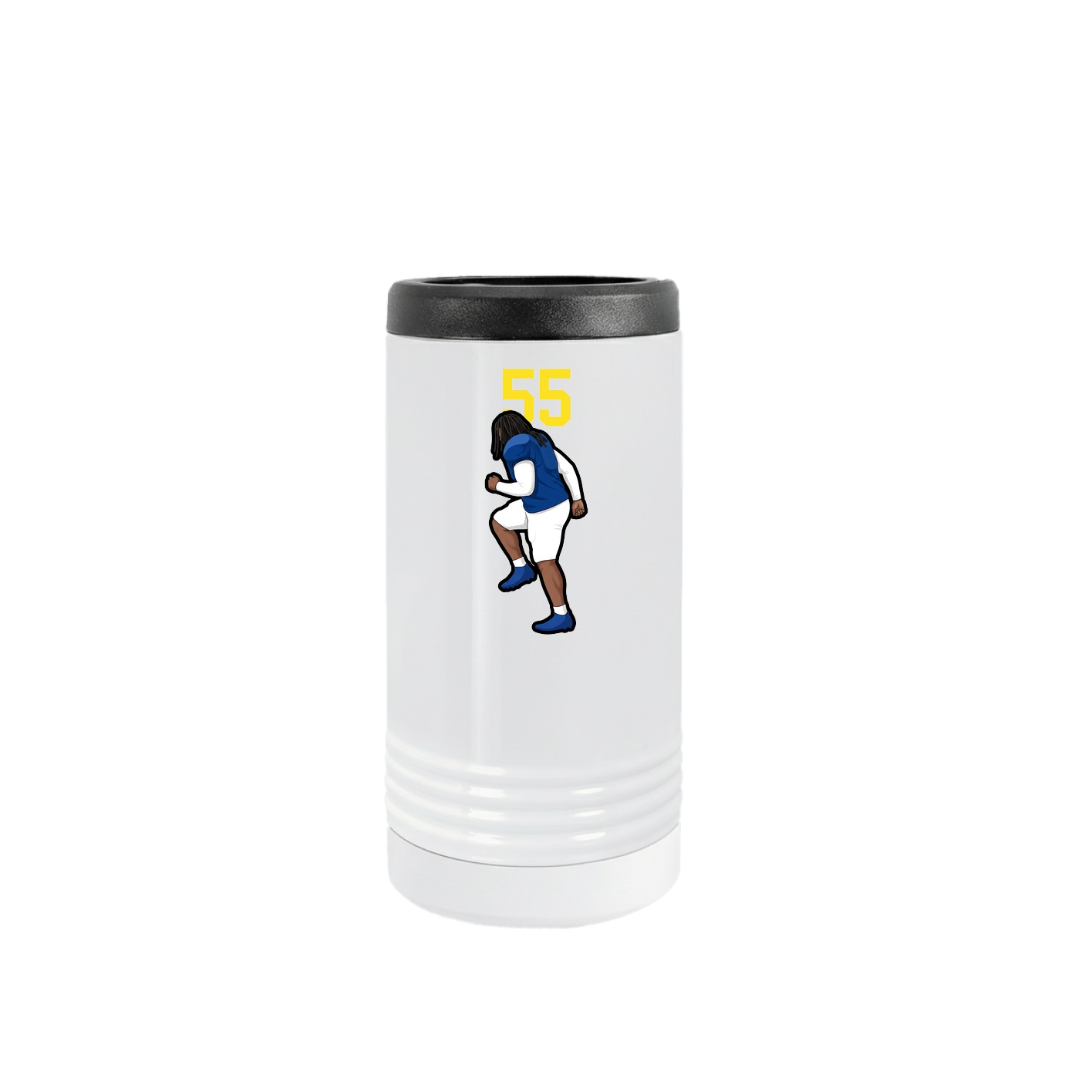 Slim Beverage Holder — Number Top in White