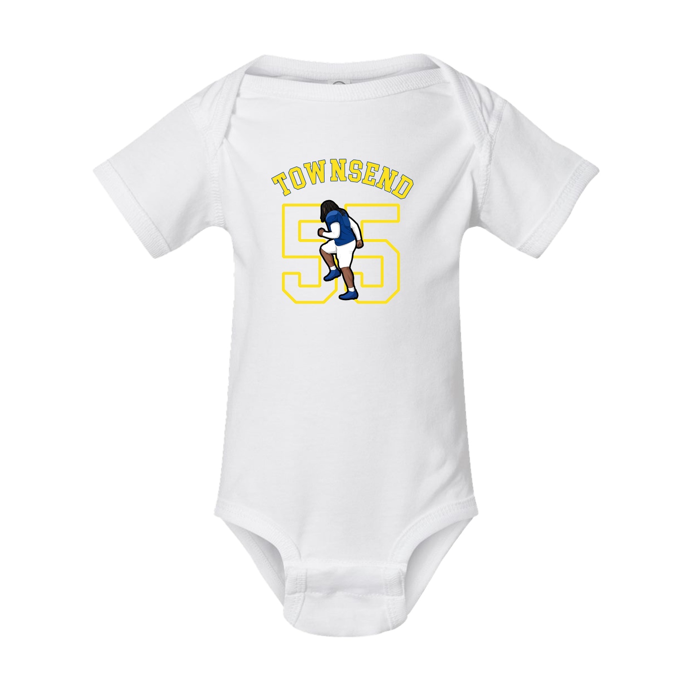 Baby Onesie — Shirsey Arch in White