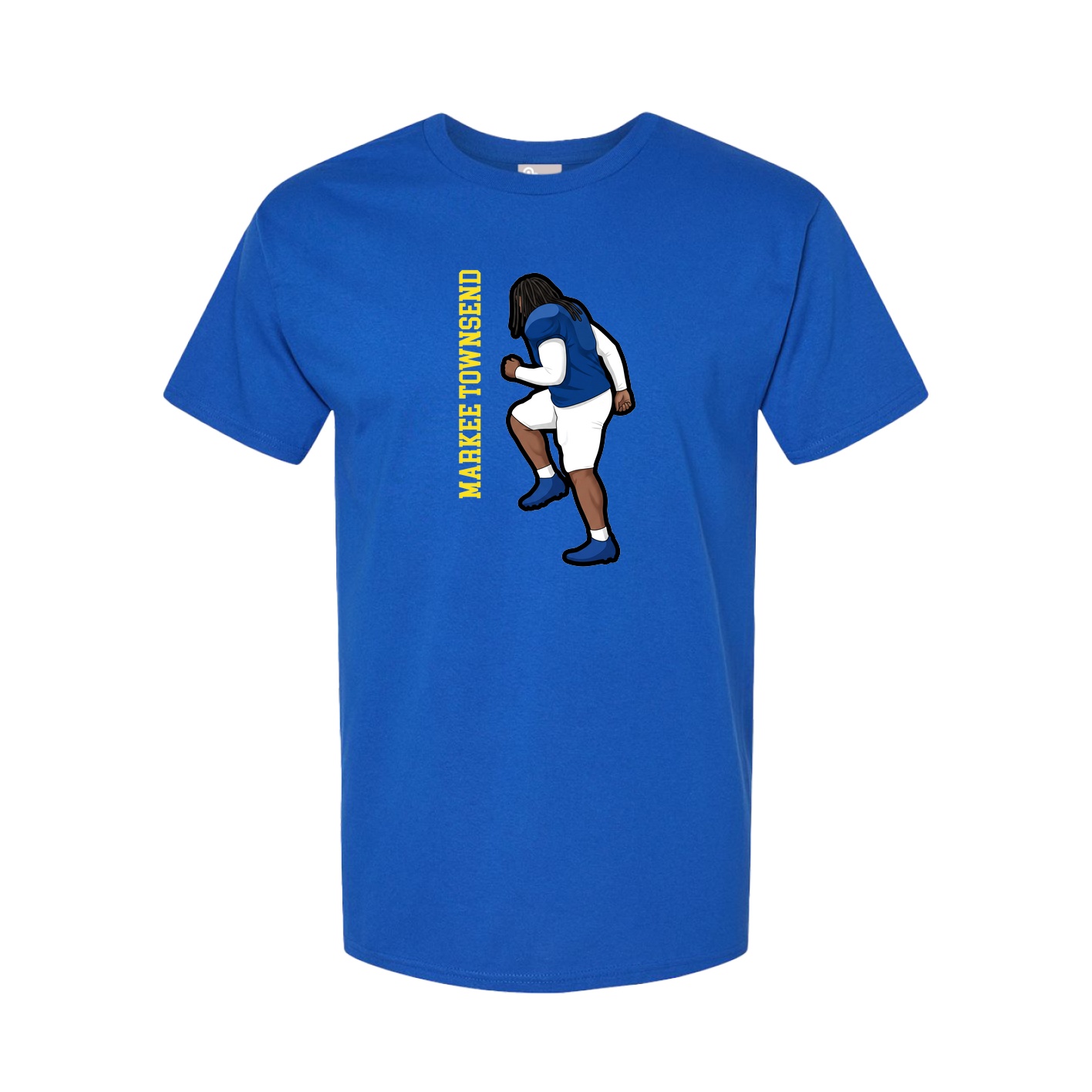 Tee — Name Vertical in Royal