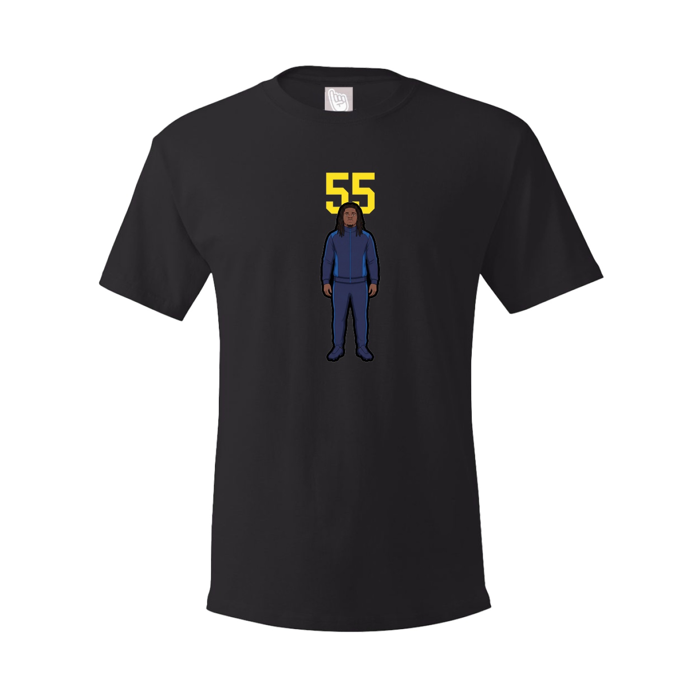 Tee — Number Top in Black