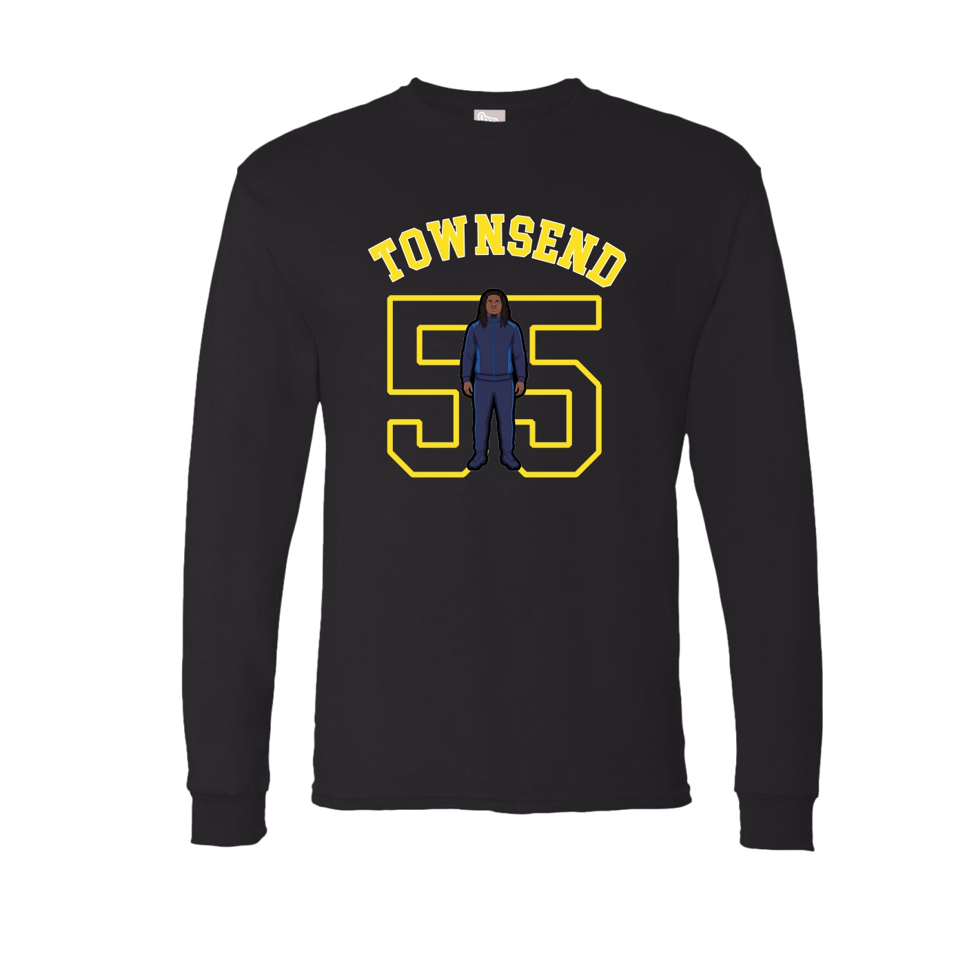 Long Sleeve Tee — Shirsey Arch in Black