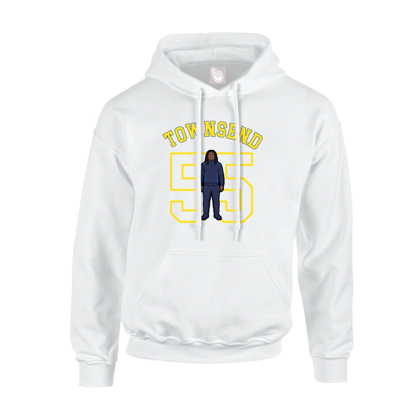 Hoodie — Shirsey Arch in White