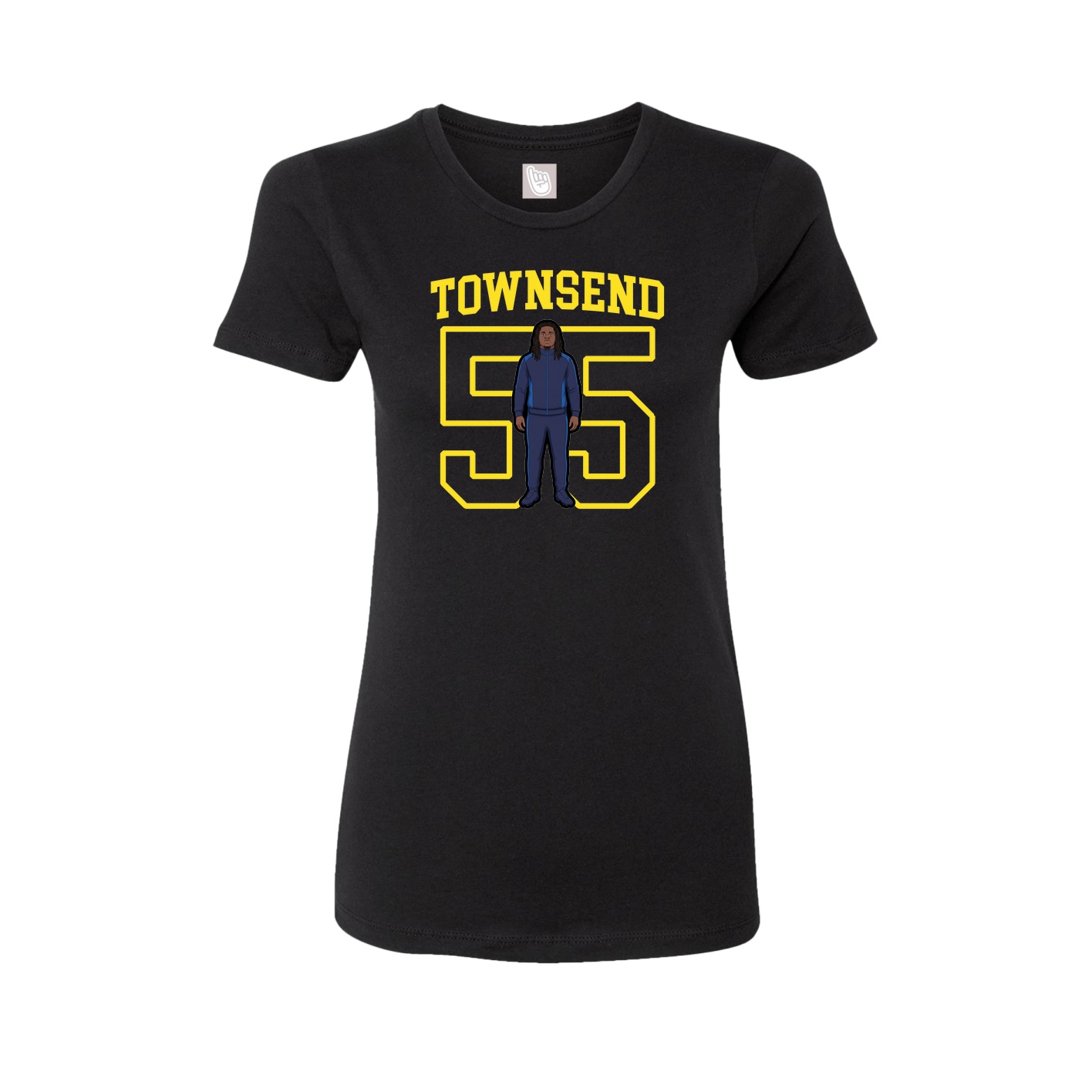 Fitted Women's Tee — Shirsey in Black