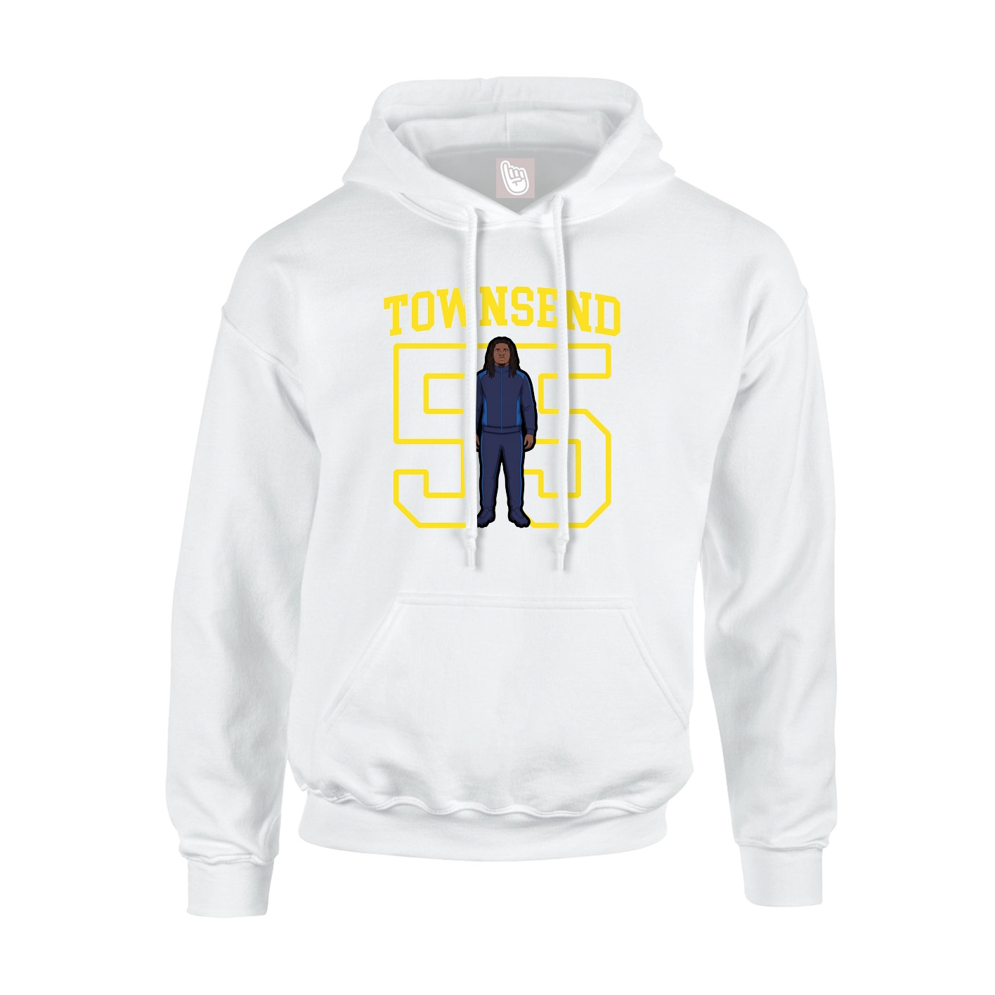 Hoodie — Shirsey in White