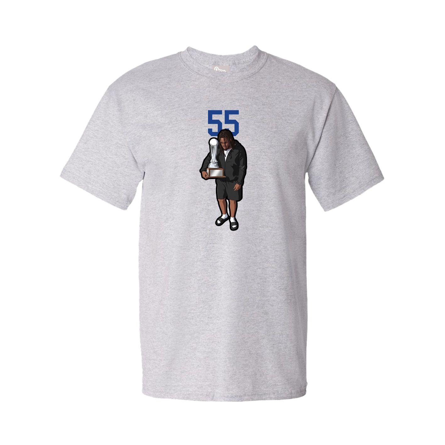 Tee — Number Top in Grey