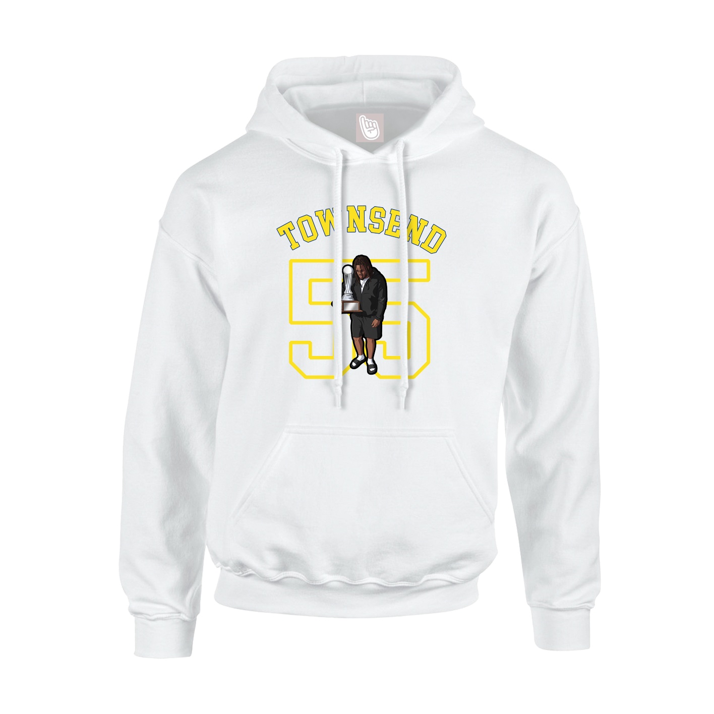 Hoodie — Shirsey Arch in White