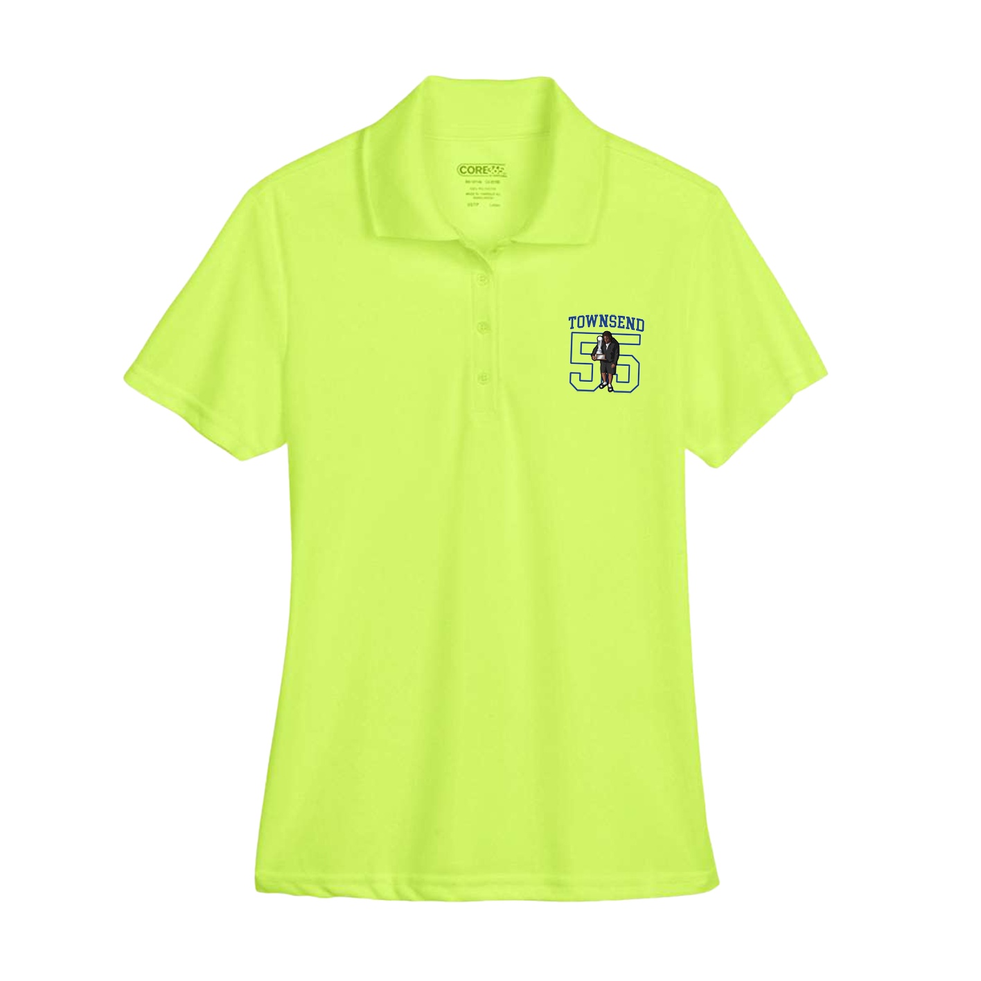 Womens Performance Polo — Shirsey in Yellow