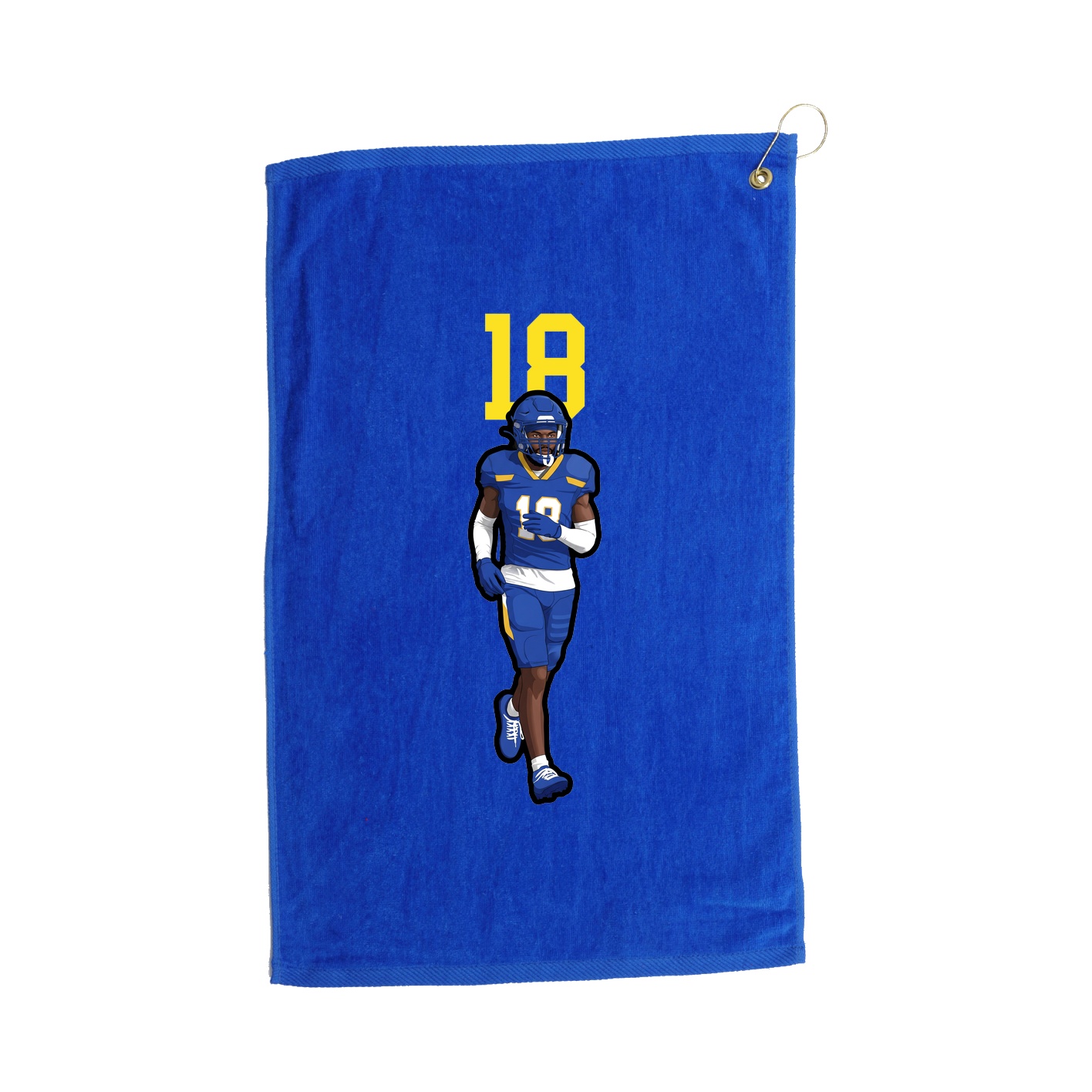 Golf Towel — Number Top in Royal