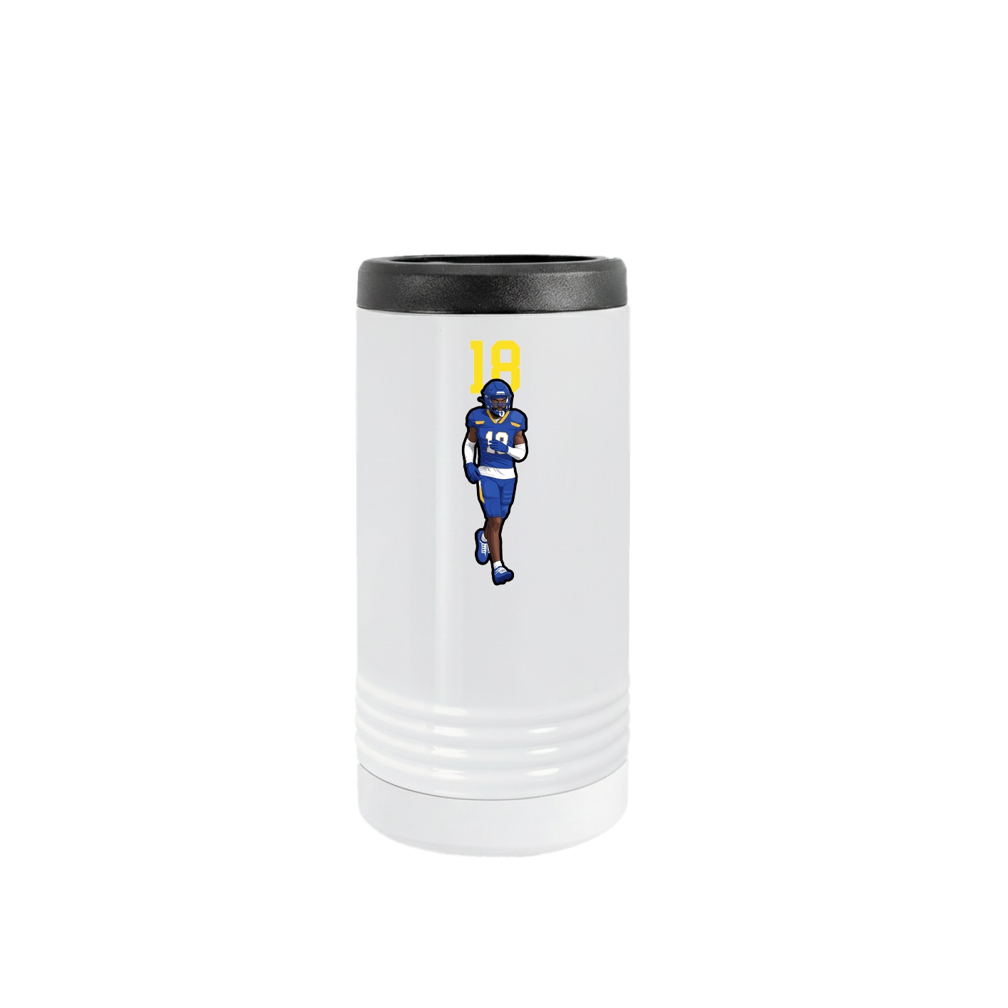 Slim Beverage Holder — Number Top in White