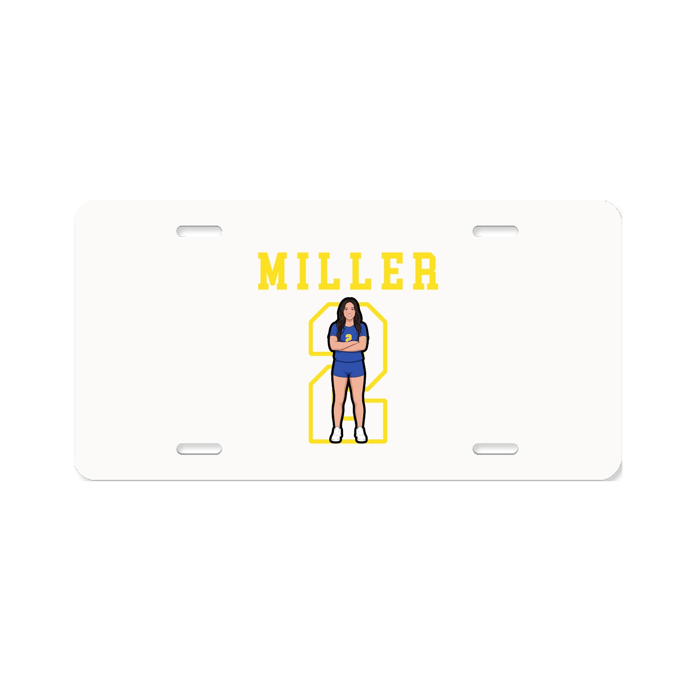 License Plate — Shirsey in Classic