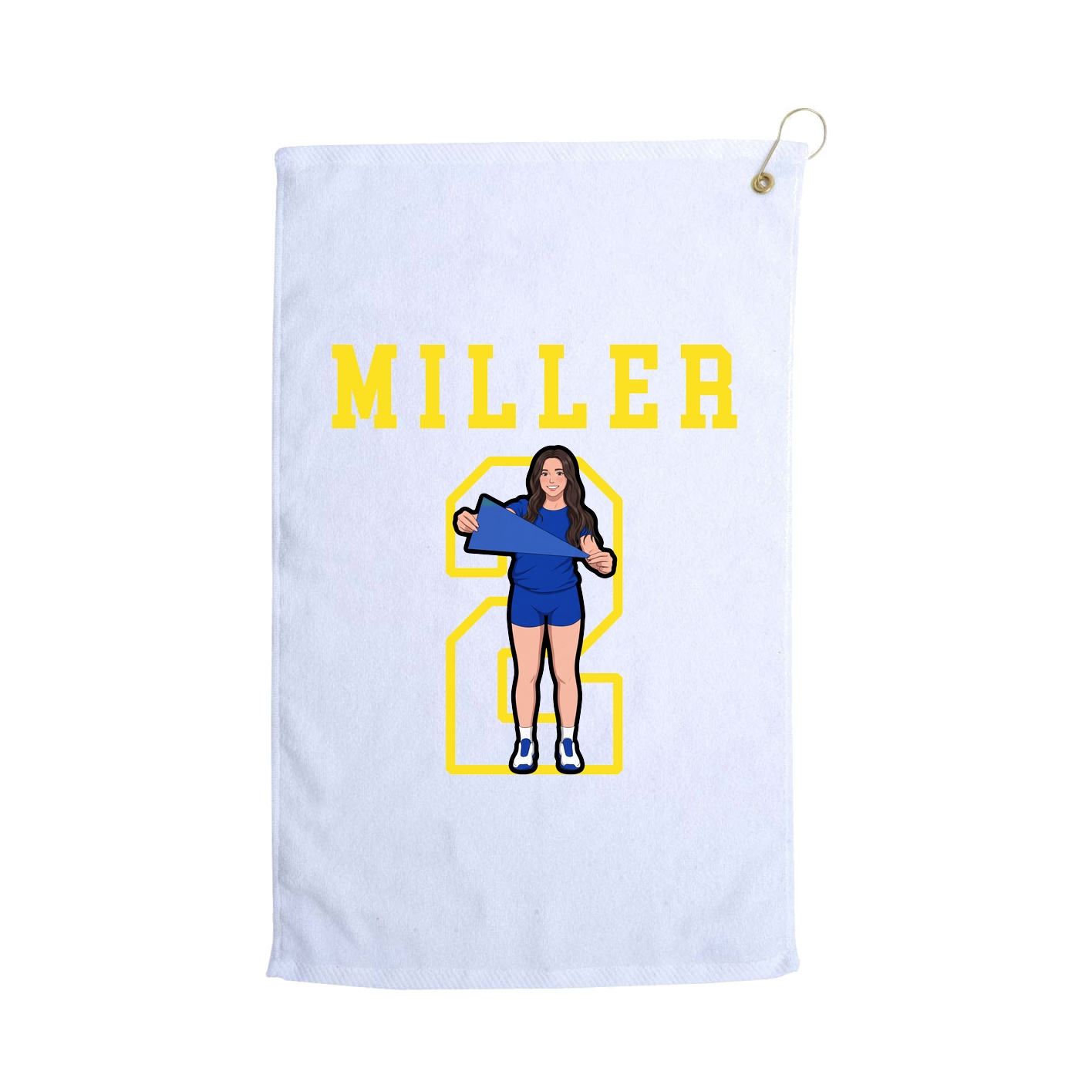 Golf Towel — Shirsey in White