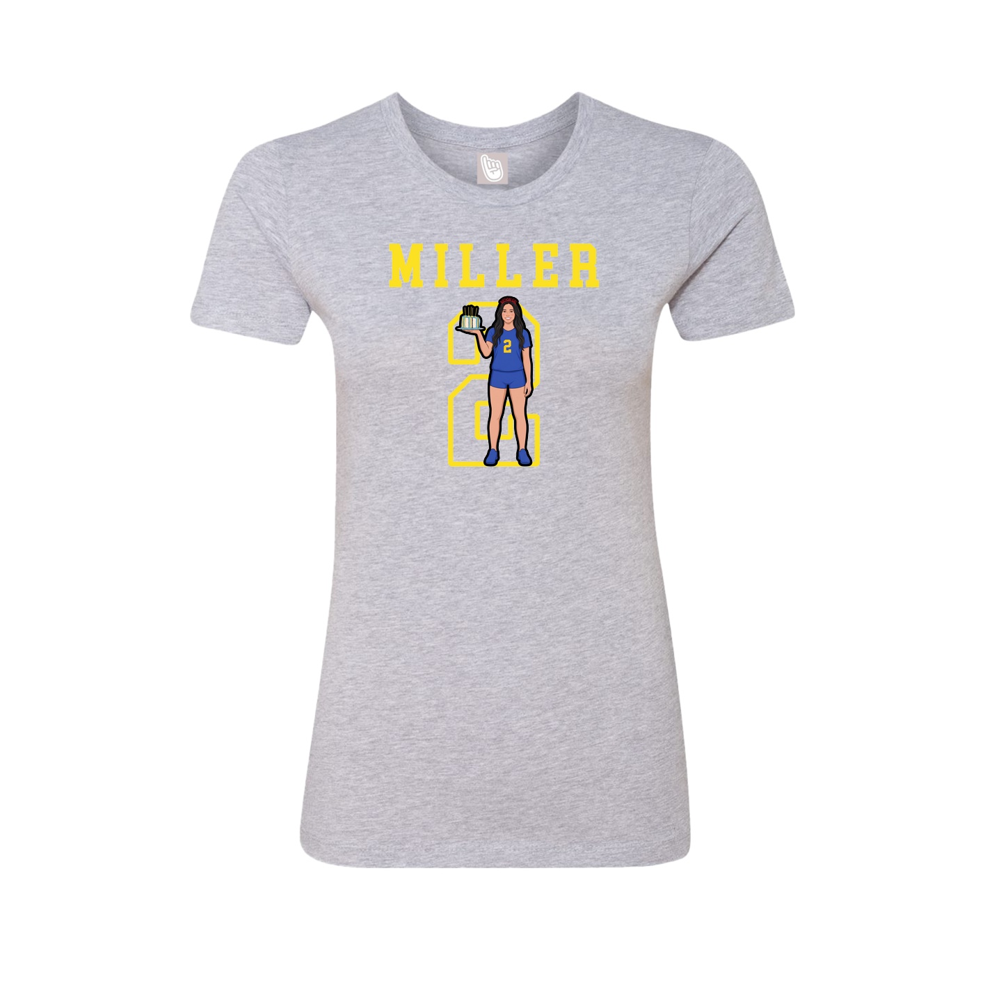 Fitted Women's Tee — Shirsey in Grey