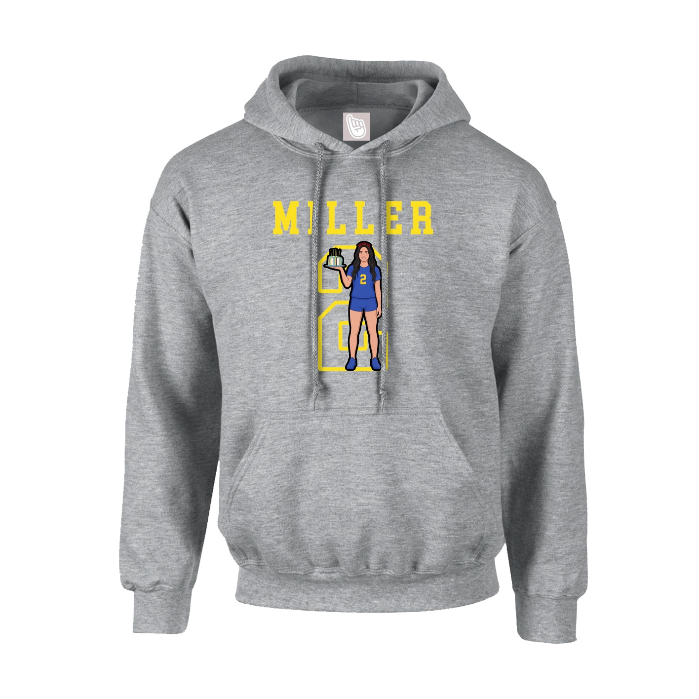 Hoodie — Shirsey in Grey