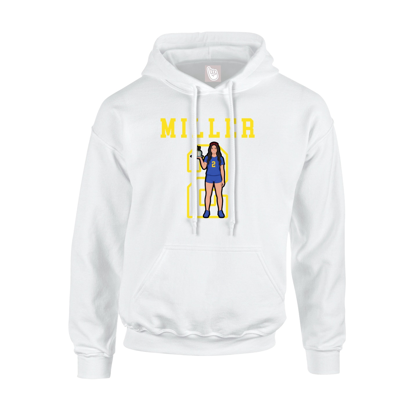 Youth Hoodie — Shirsey in White