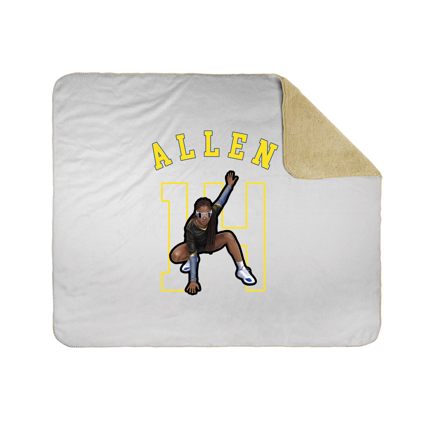 Throw Blanket — Shirsey Arch in White