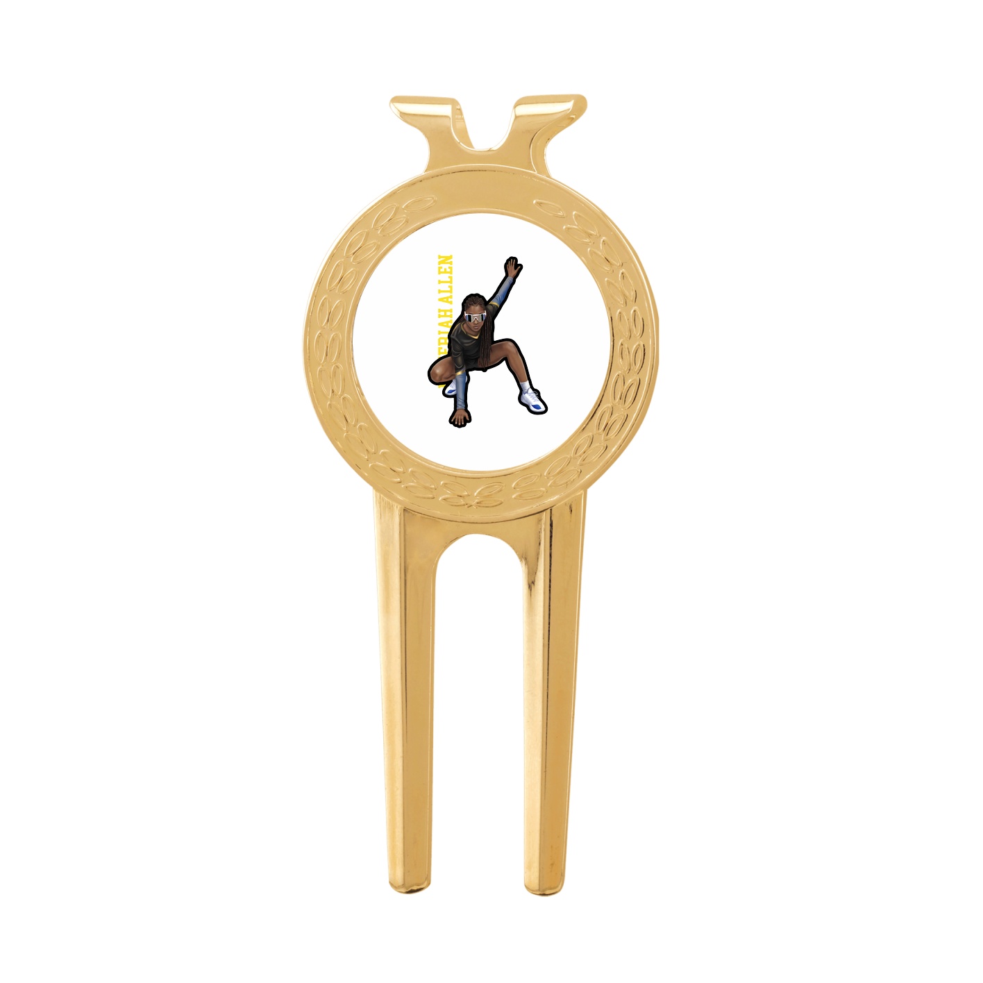 Divot Tool with Ball Marker — Name Vertical in Classic