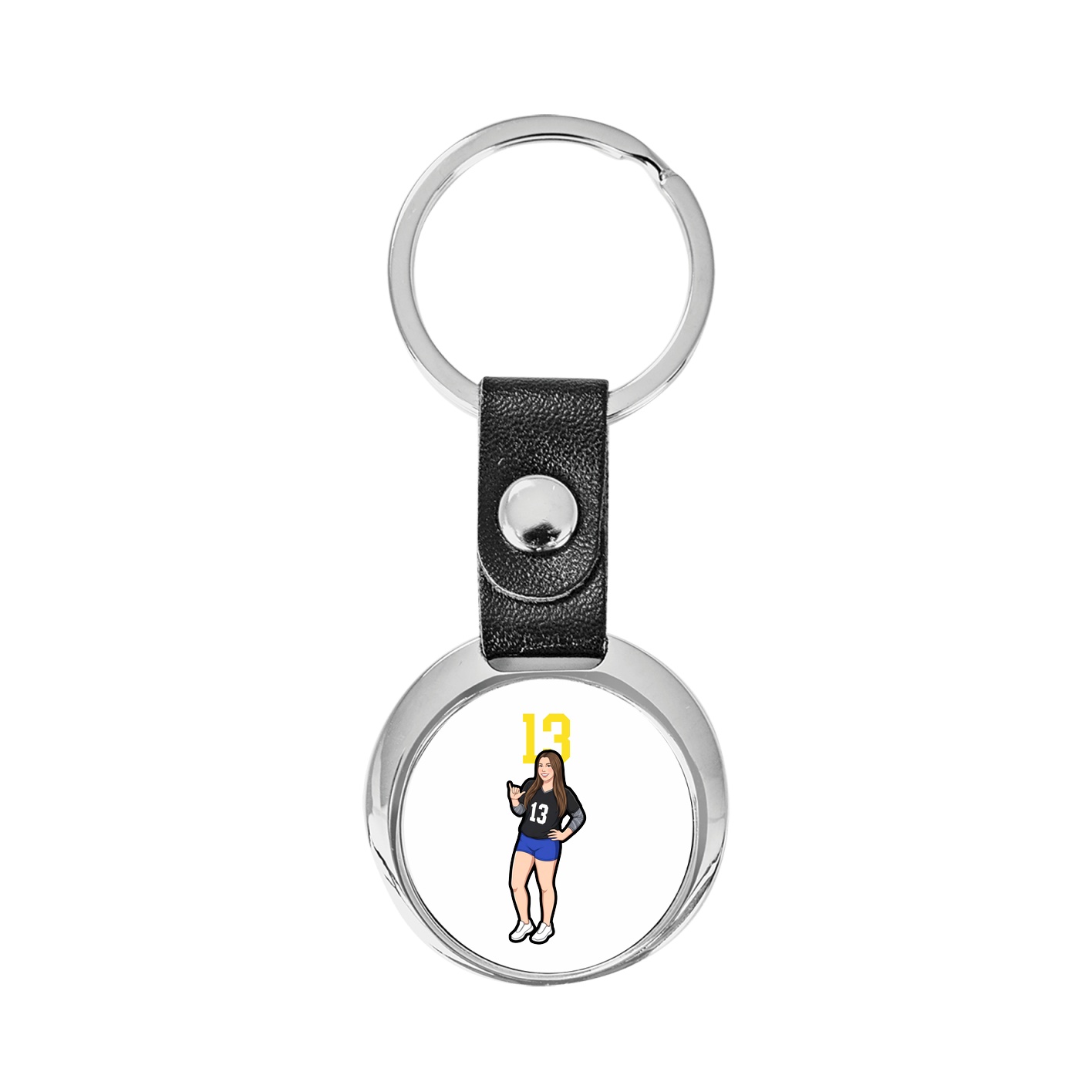 Key Chain — Number Top in Classic