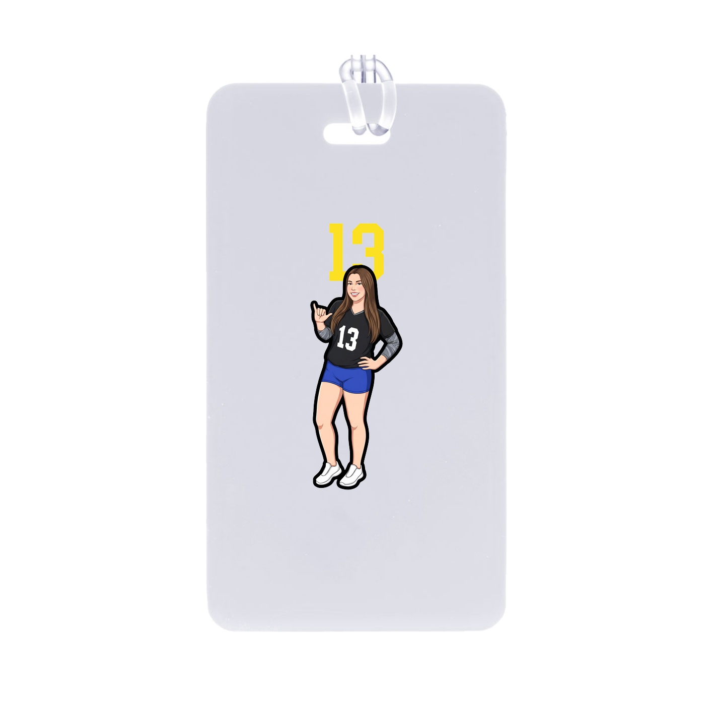 Bag Tag — Number Top in Classic