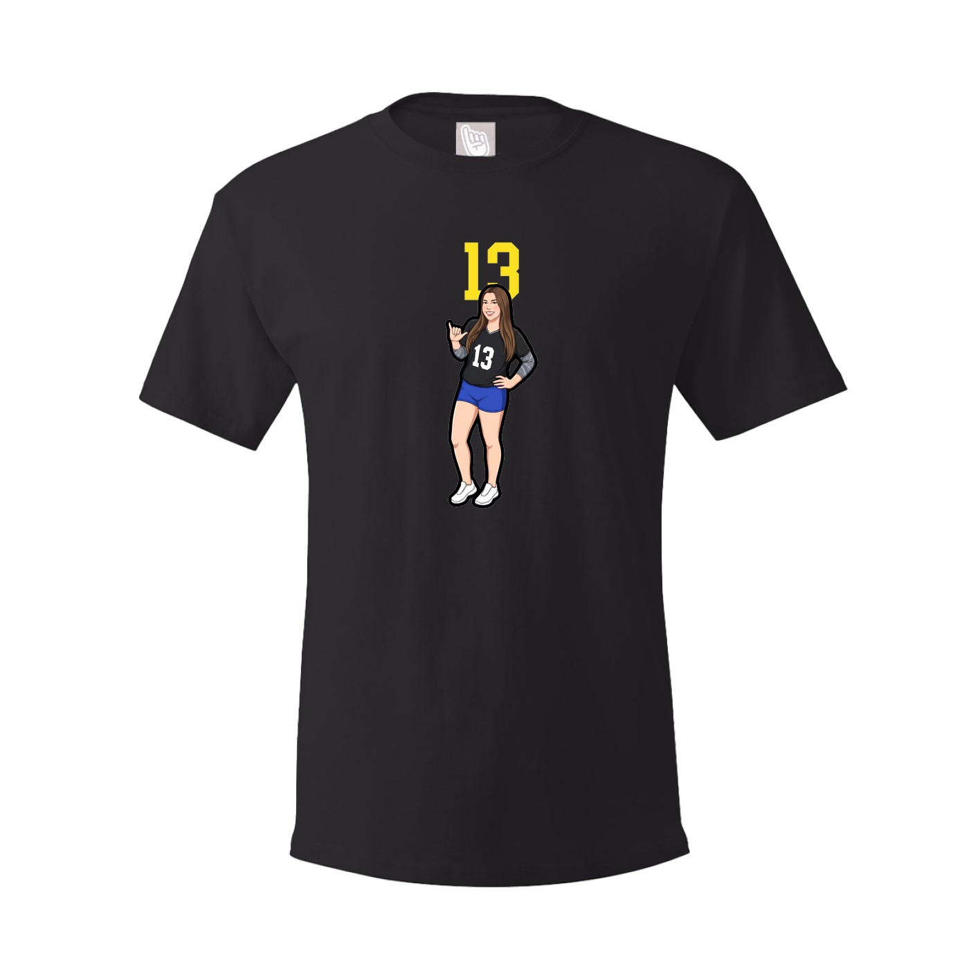 Tee — Number Top in Black