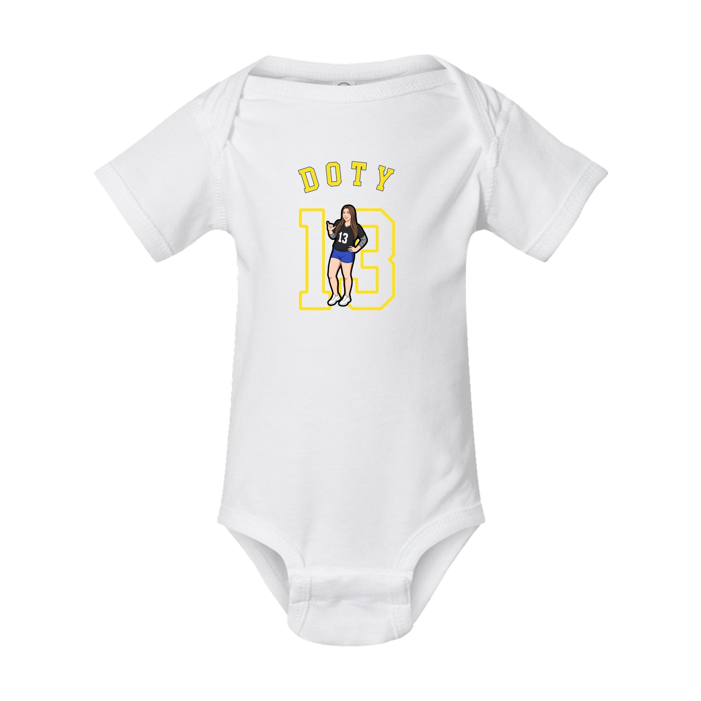 Baby Onesie — Shirsey Arch in White