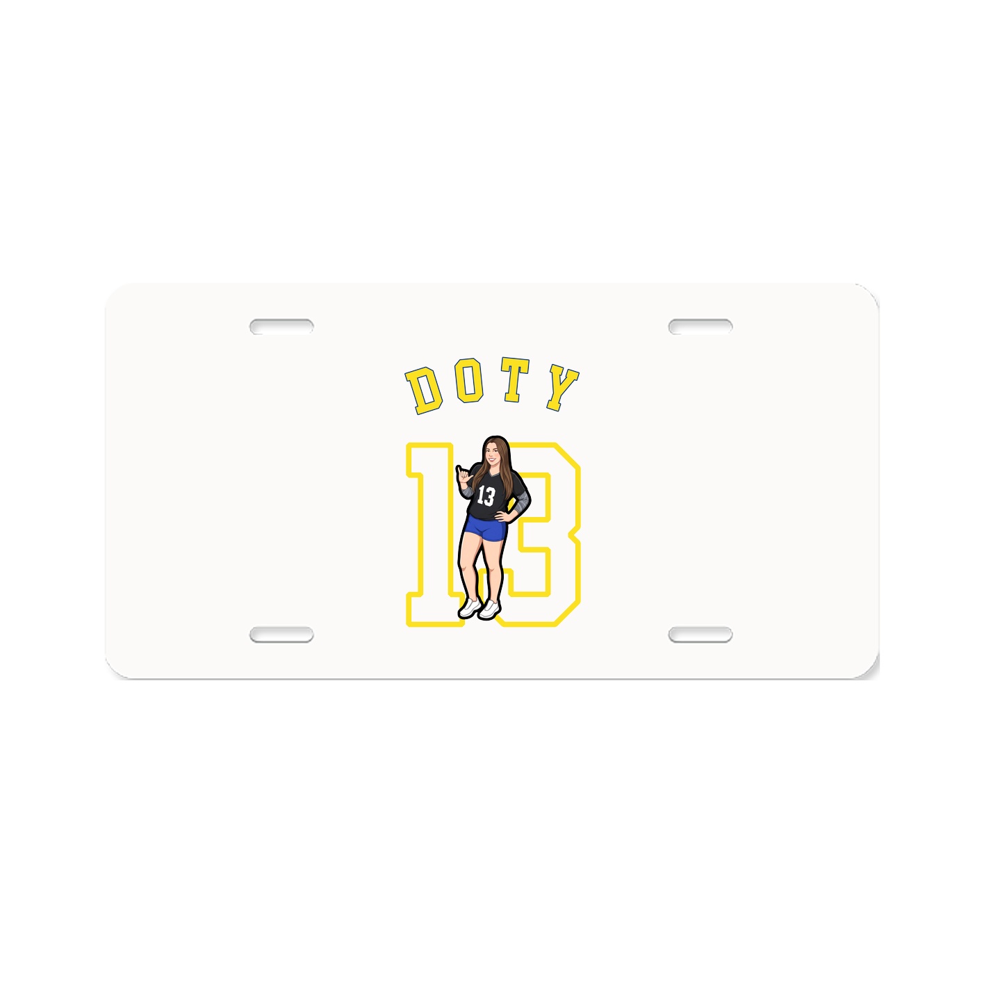 License Plate — Shirsey Arch in Classic
