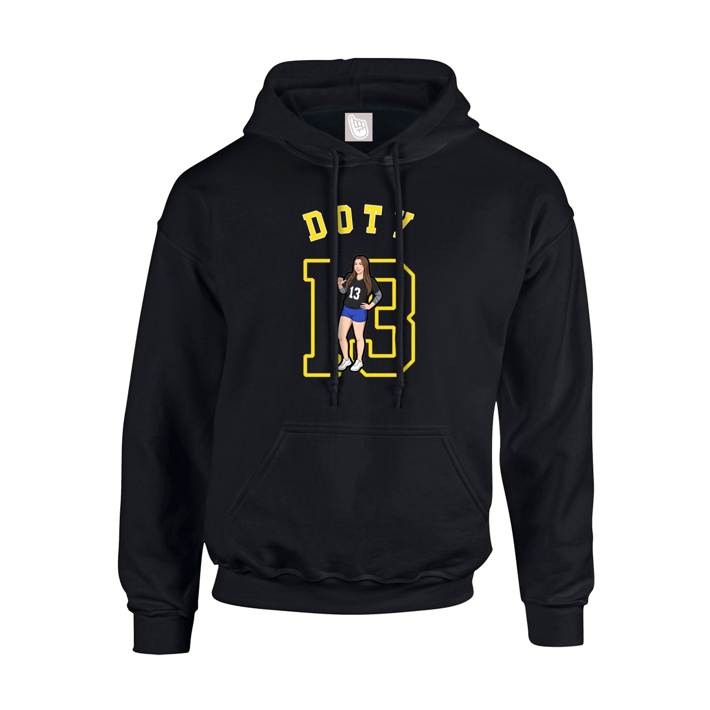 Youth Hoodie — Shirsey Arch in Black