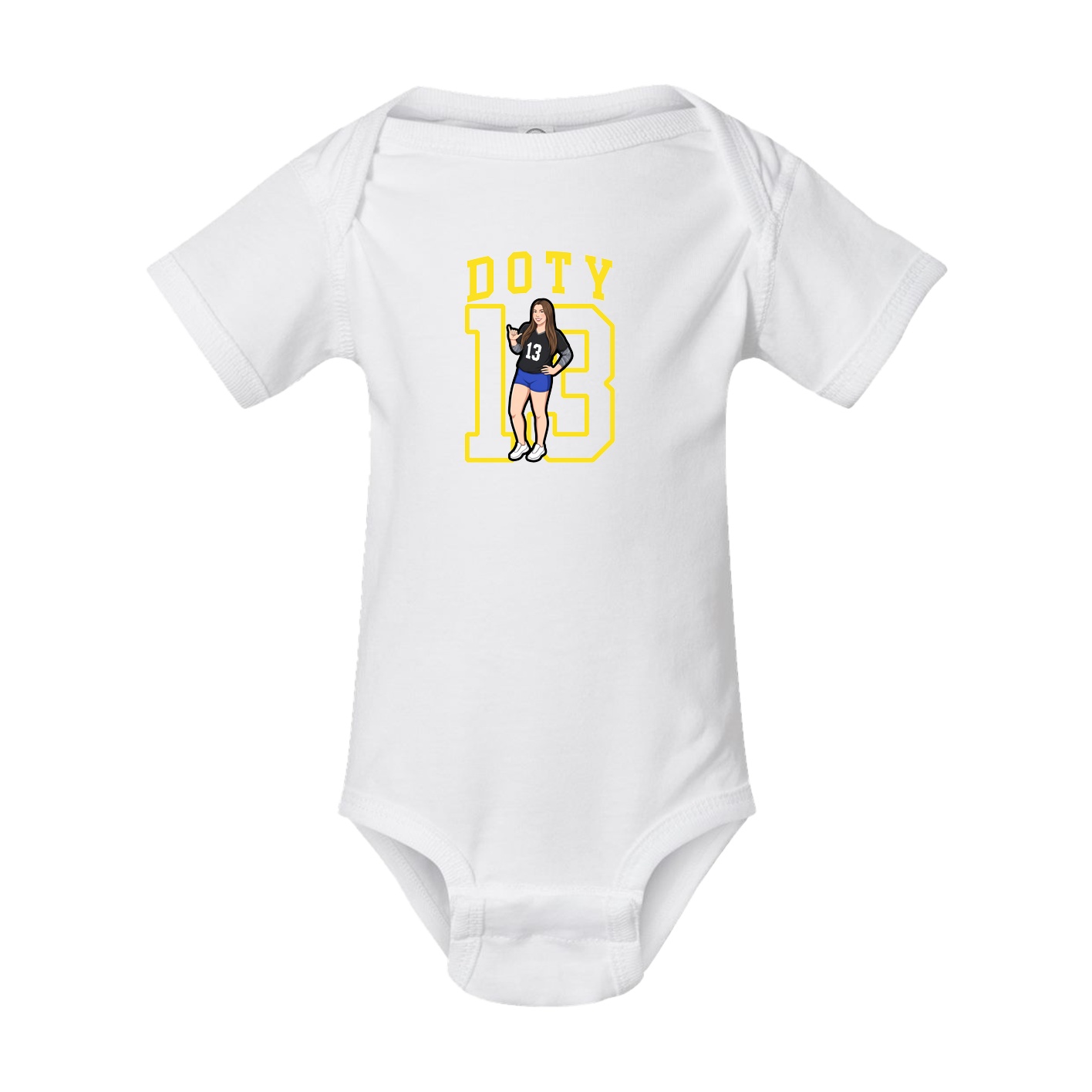Baby Onesie — Shirsey in White